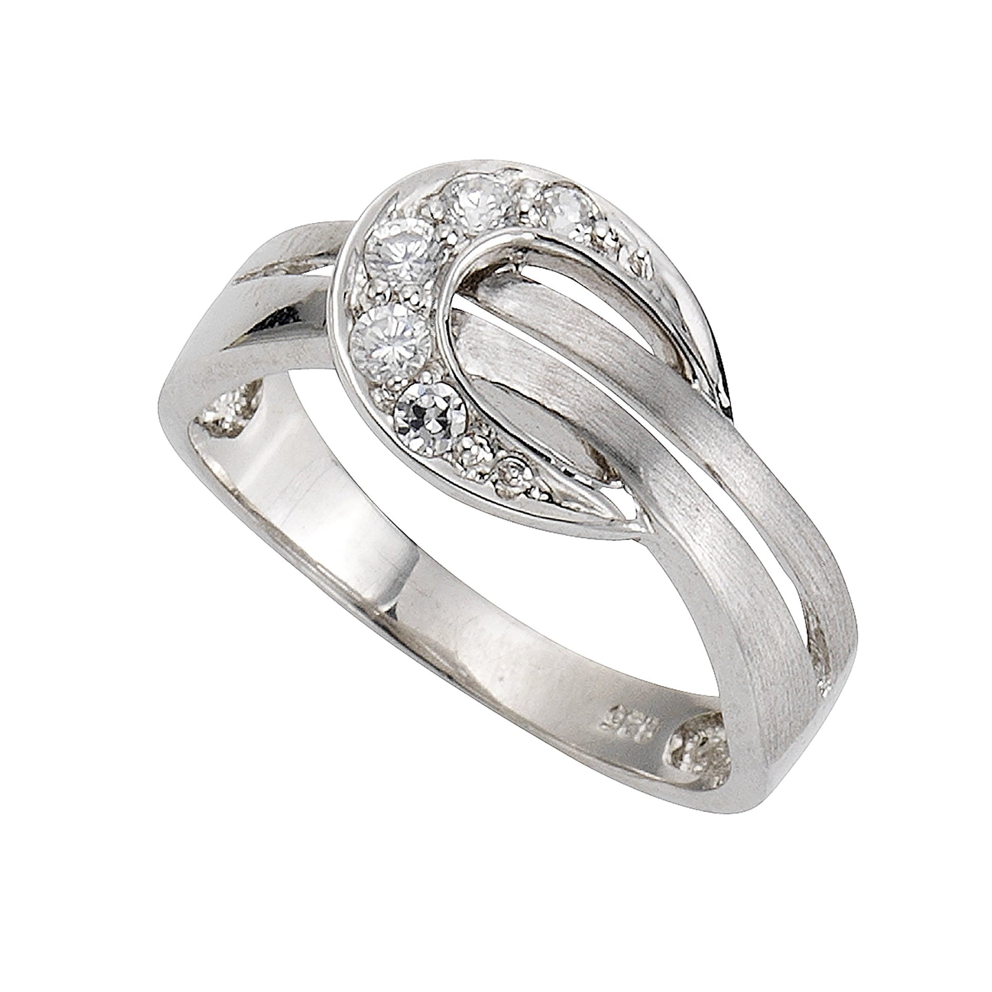 ZEEme Silver - Ring 925 Sterling Silber Zirkonia weiß