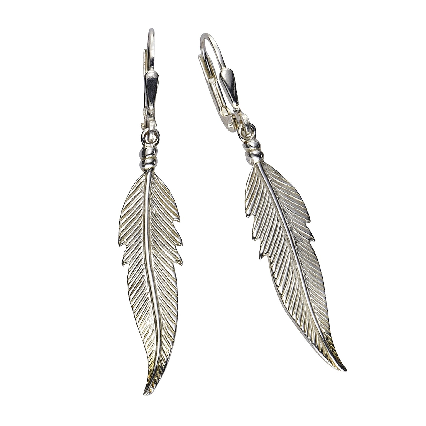 Ohrringe 925/- Sterling Silber rhodiniert 4,8cm ohne
