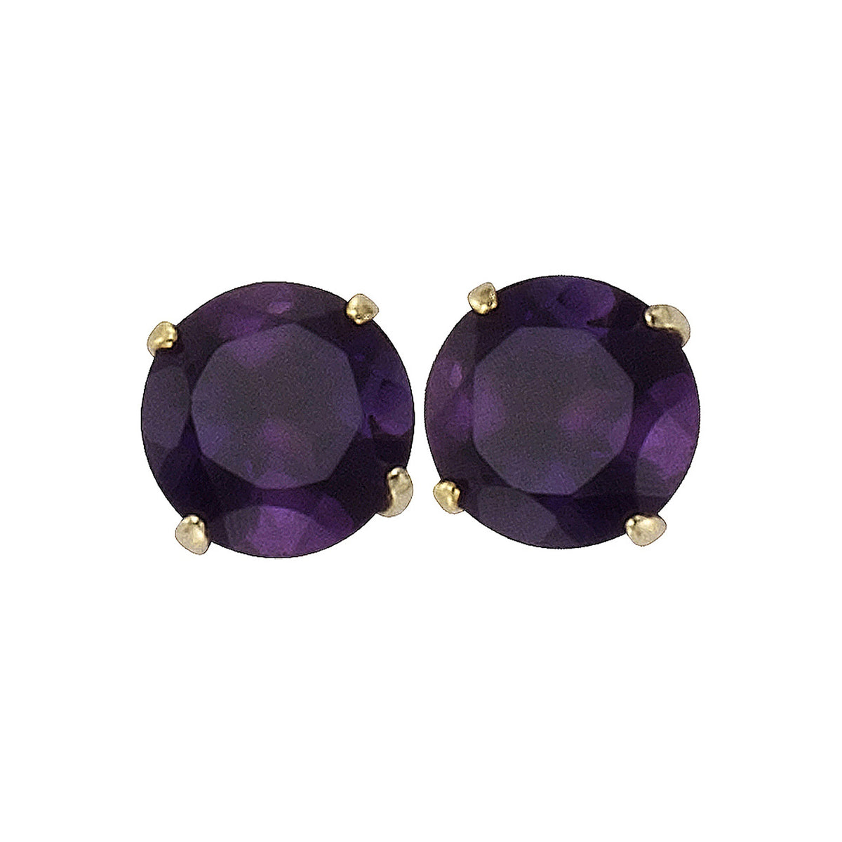 Ohrstecker 333/- Gold 0,5cm Amethyst