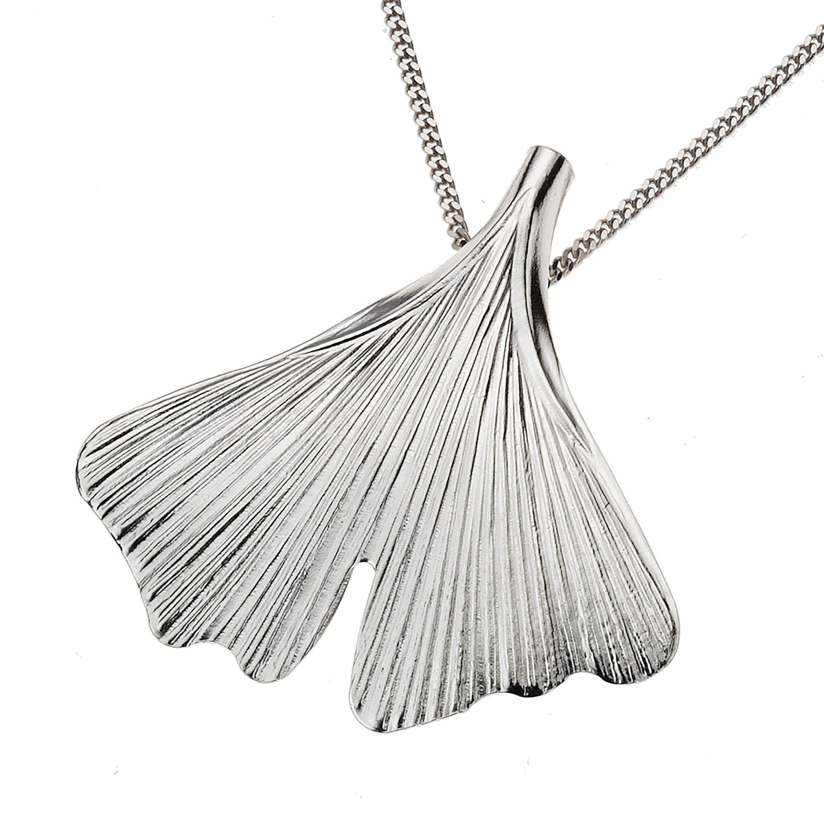 Anhänger mit Kette Flachpanzerkette 925/- Sterling Silber 45cm ohne