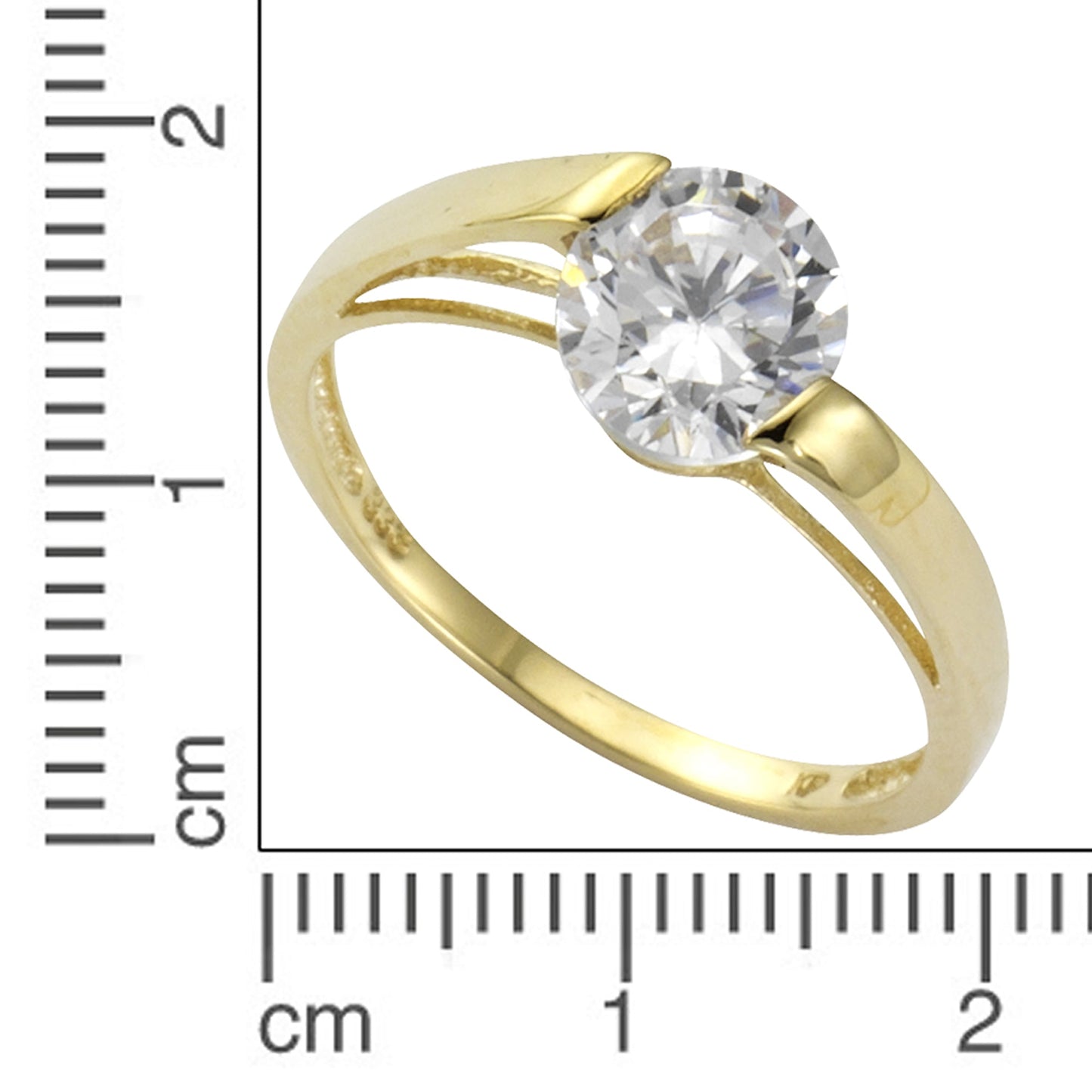 Ring 333/- Gold Zirkonia