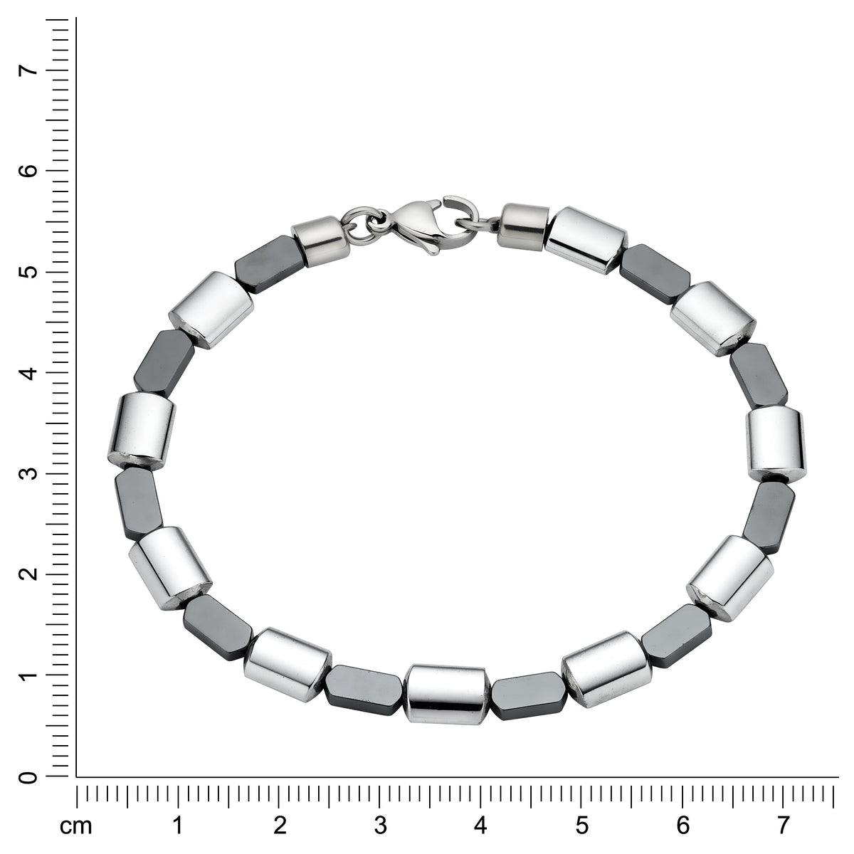 Armband Gliederkette Edelstahl 19cm