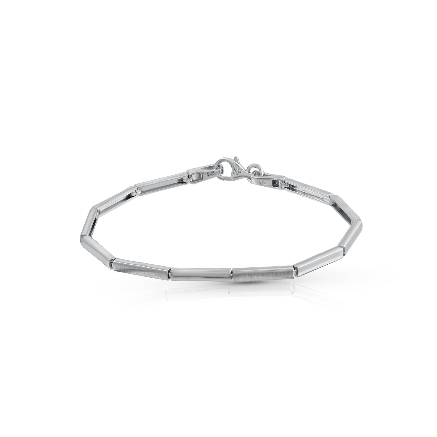Armband keine / nicht relevant 925/- Sterling Silber rhodiniert 19cm