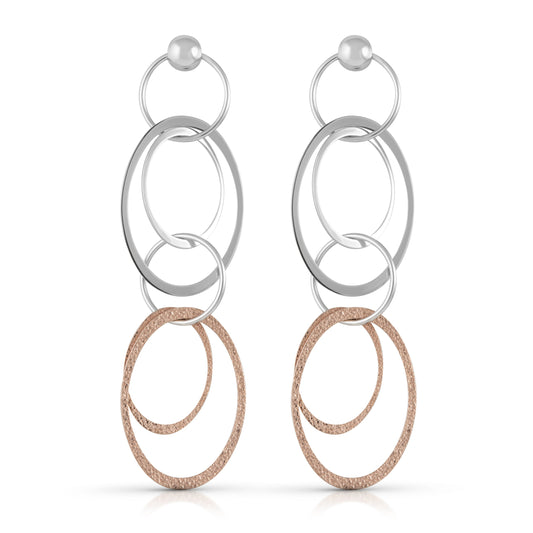Celesta Ohrhänger 925/- Sterling Silber Länge 60mm