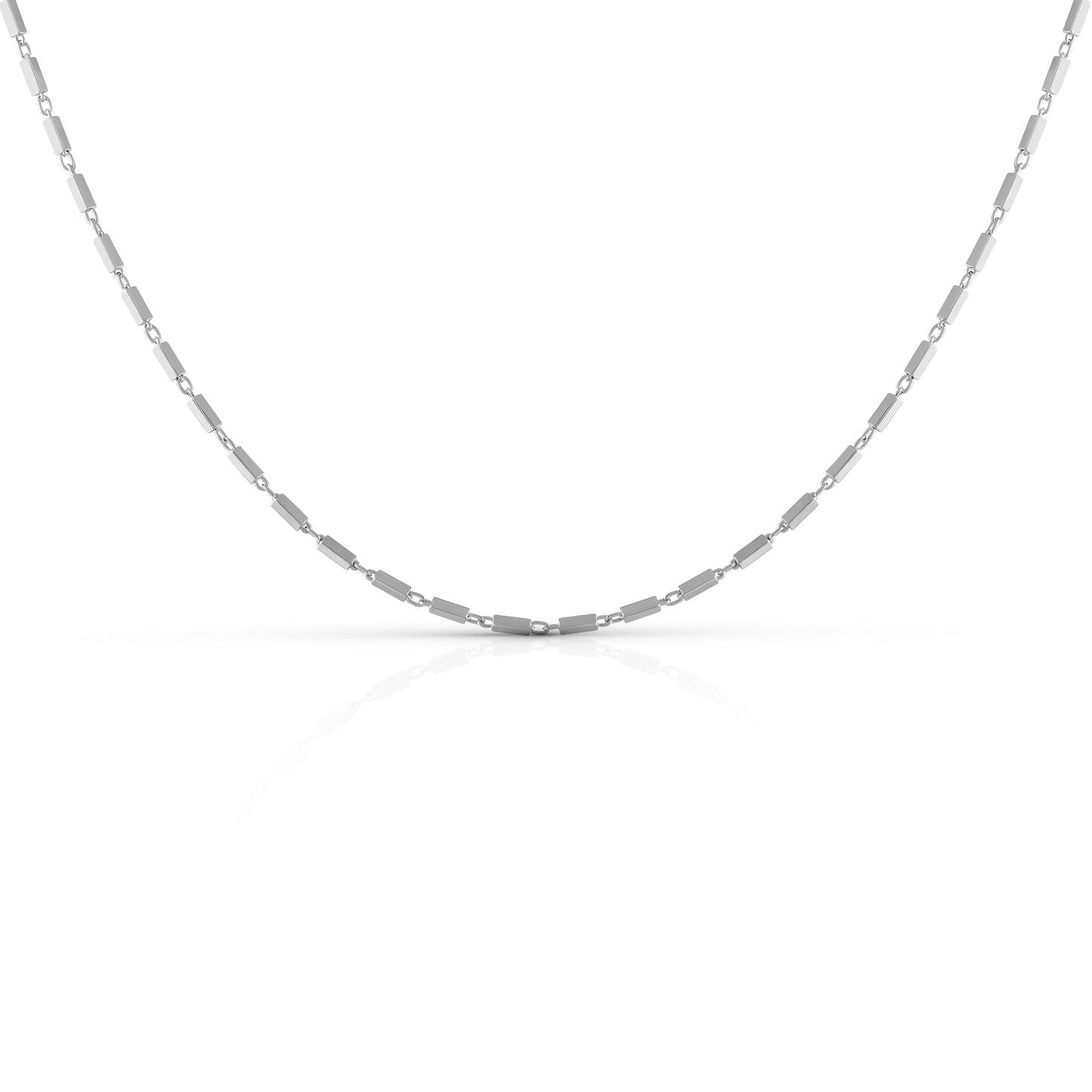 Collier 925/- Sterling Silber rhodiniert 45,0cm