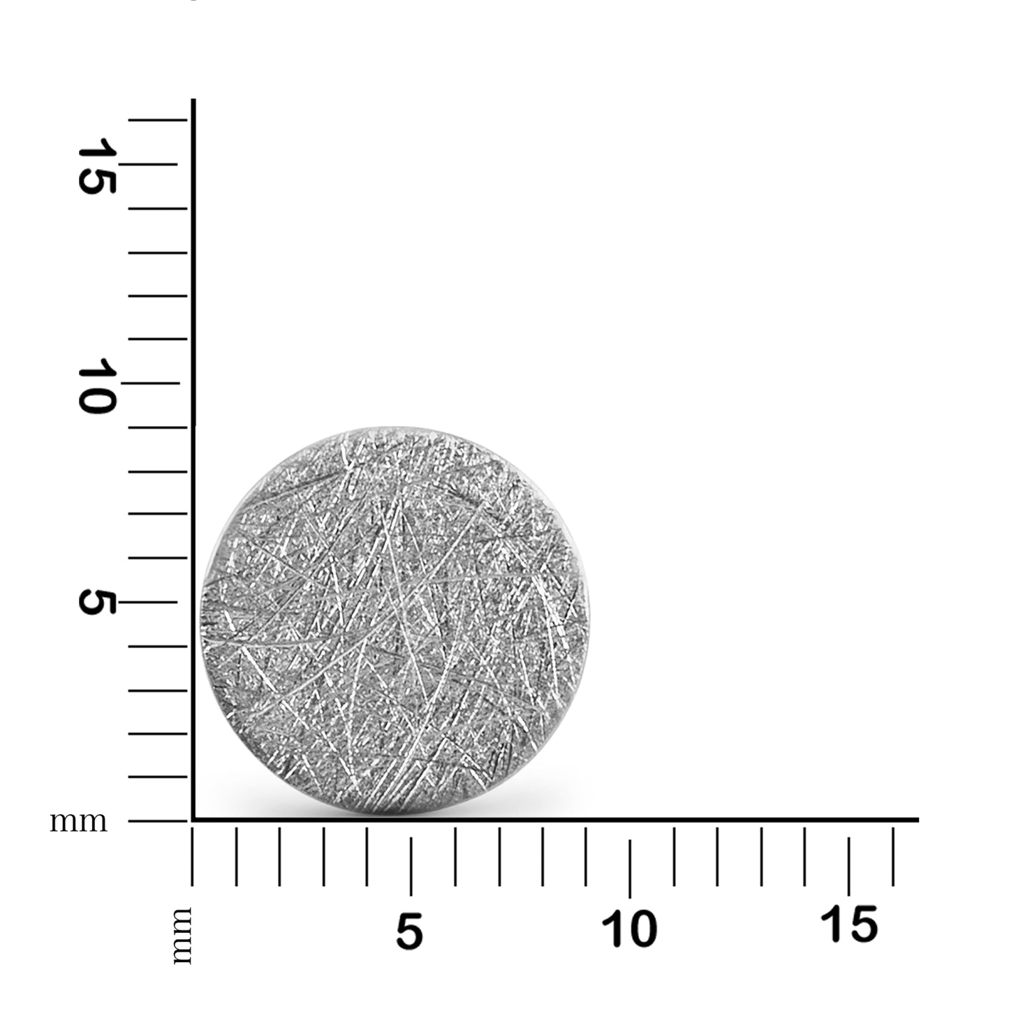 Ohrstecker 925/- Sterling Silber rhodiniert 0,8cm