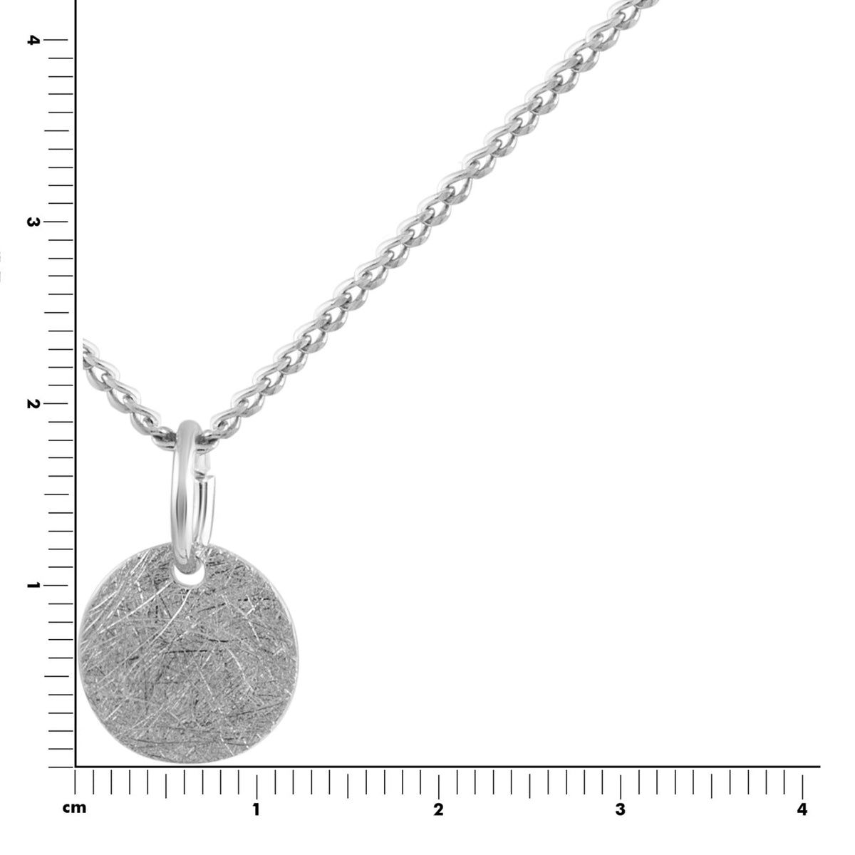 Schmuck Halsketten-Anhänger mit Halskette Damen 925 Silber rhodiniert eismatt 42cm günstig kaufen