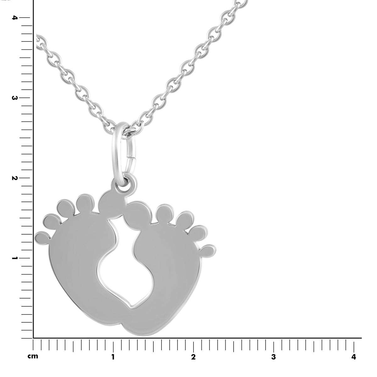 Anhänger mit Kette 925/- Sterling Silber rhodiniert 45,0cm