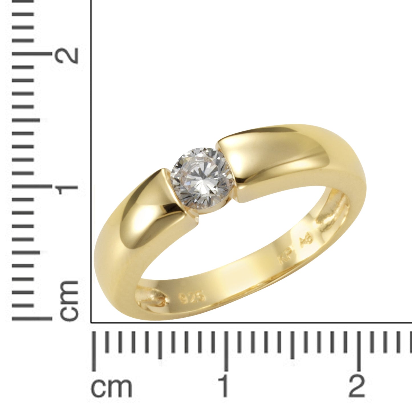 Ring 925/- Sterling Silber Zirkonia