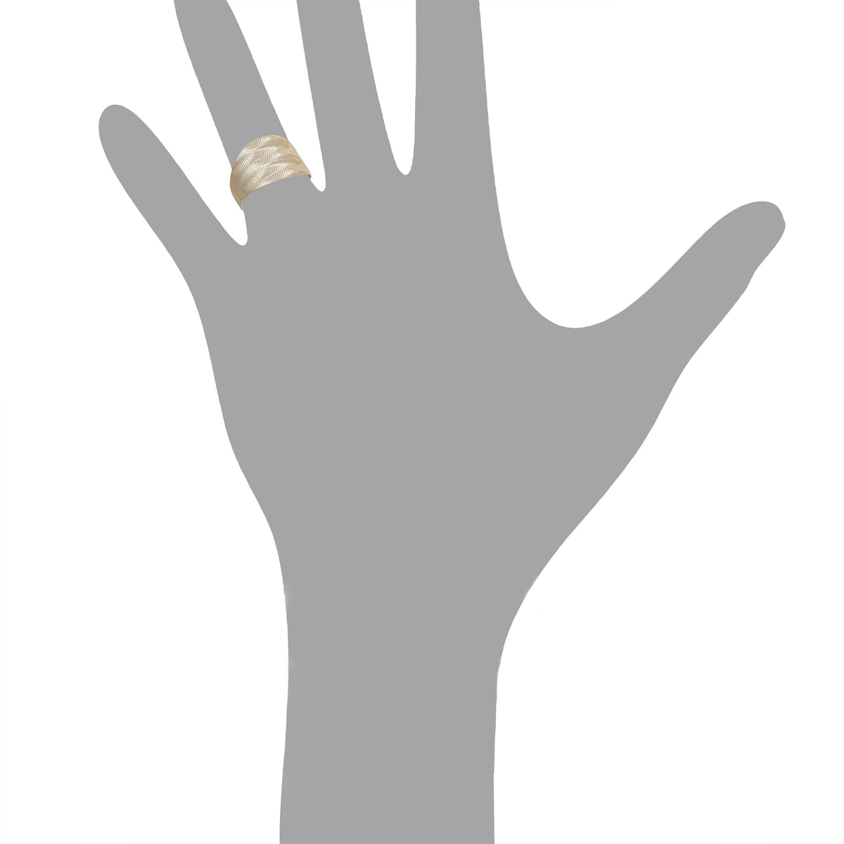 Ring 375/- Gold ohne