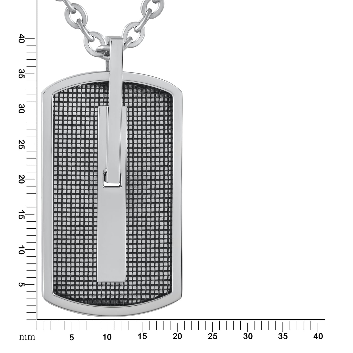 Halskette Panzerkette Edelstahl 50cm ohne