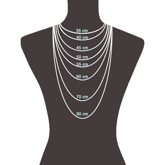 Omega Halsreif aus 925/- Sterling Silber weiß 45 cm lang Stärke 1,7mm