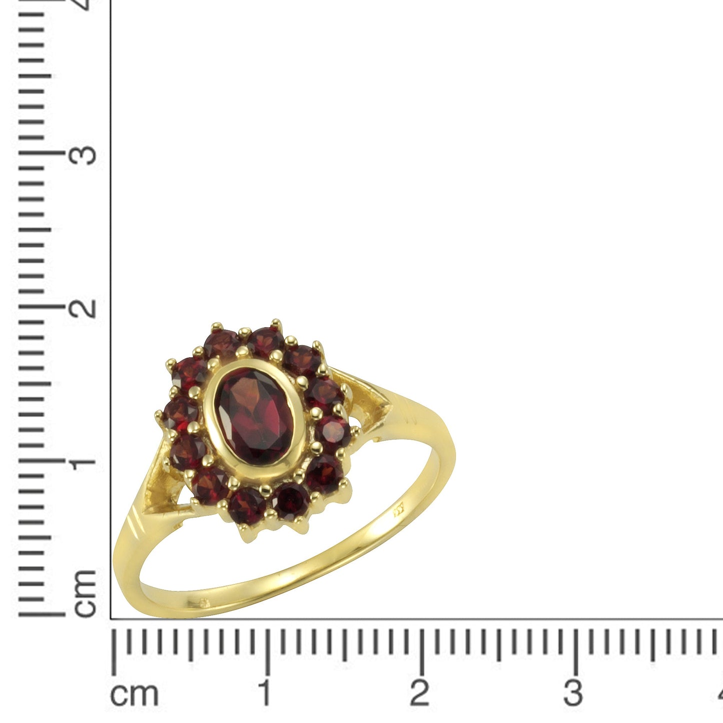 Ring 333/- Gold Granat