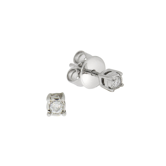 Diamonds by Ellen K. - Damen Ohrstecker 585 Weißgold 2x Brillant zus. 0,07ct.