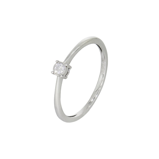 Diamonds by Ellen K. - Damen Ring 585/- Weißgold natürliche Brillanten 0,066ct.