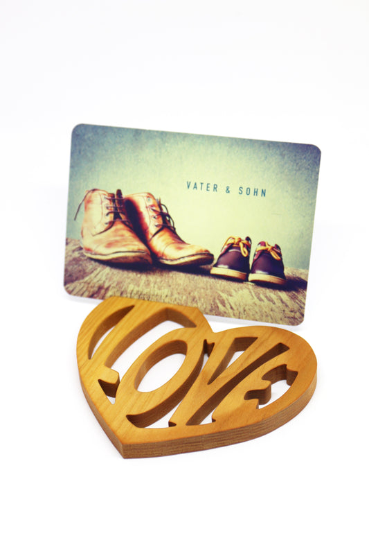 Thankgoods HERZ Postkartenhalter LOVE