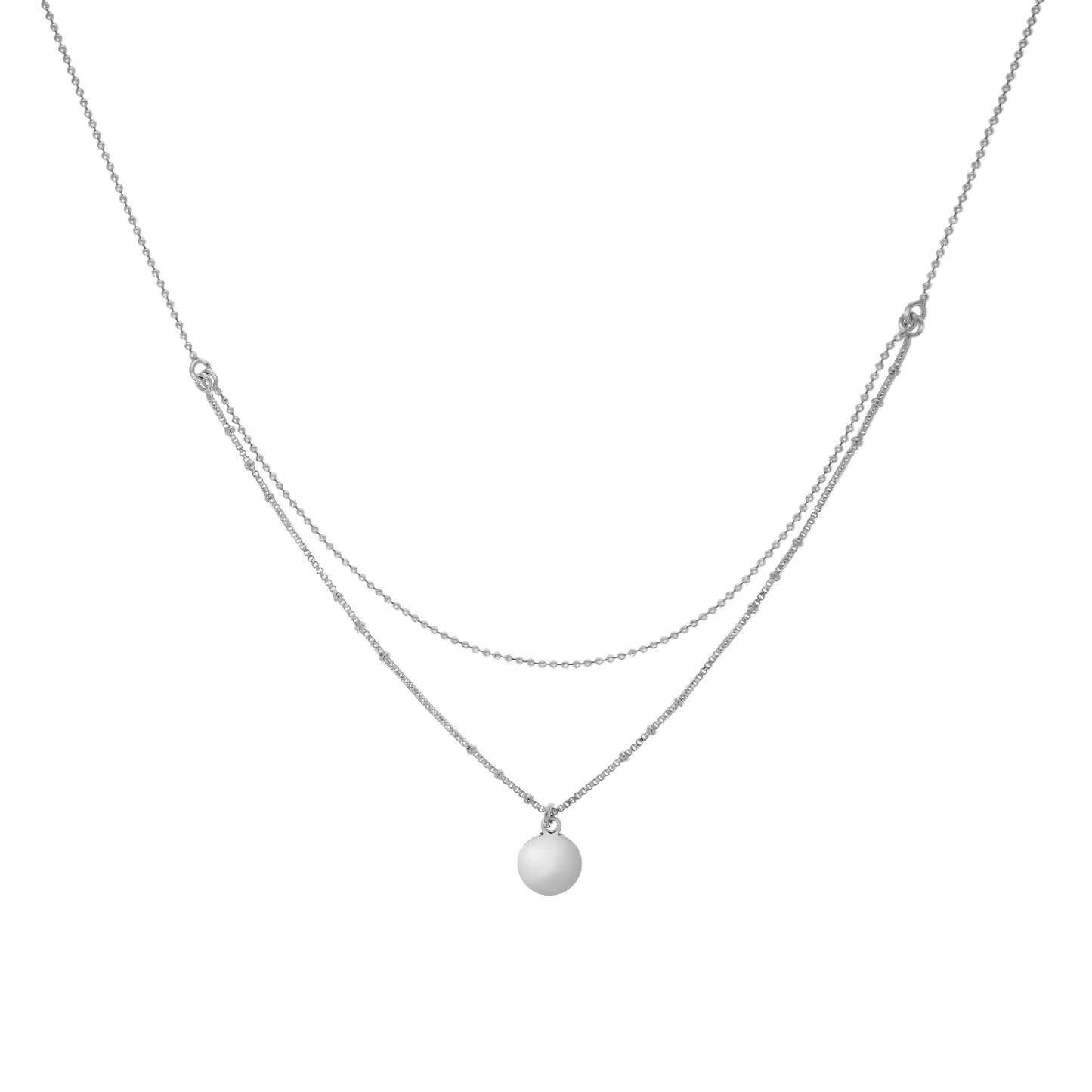Halskette Kugelkette 925/- Sterling Silber 43,0cm