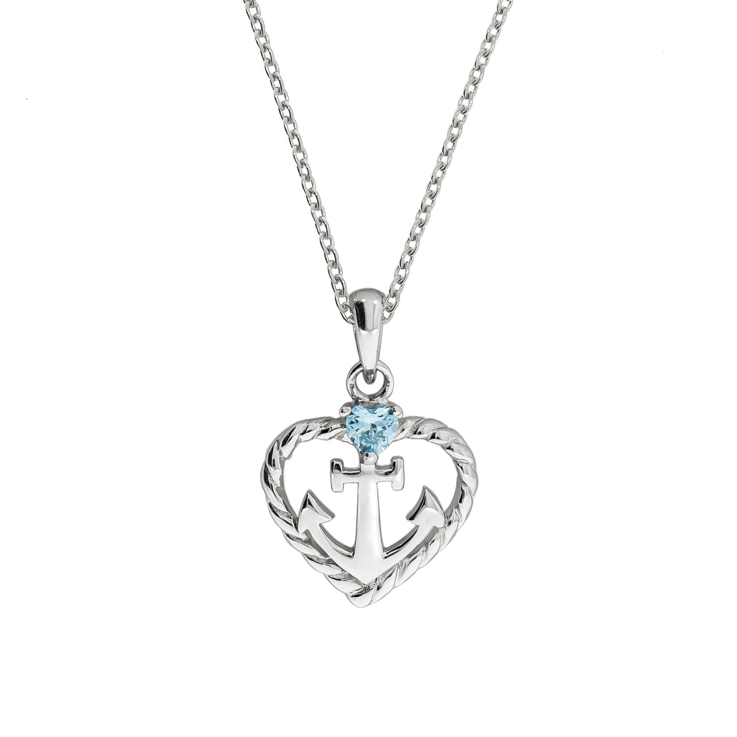 Halskette Ankerkette 925/- Sterling Silber rhodiniert 45cm Zirkonia