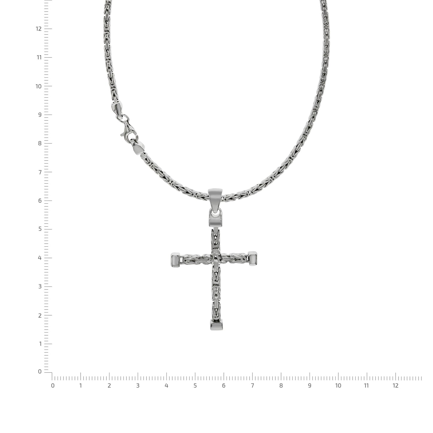 Halskette Königskette 925/- Sterling Silber 55cm ohne