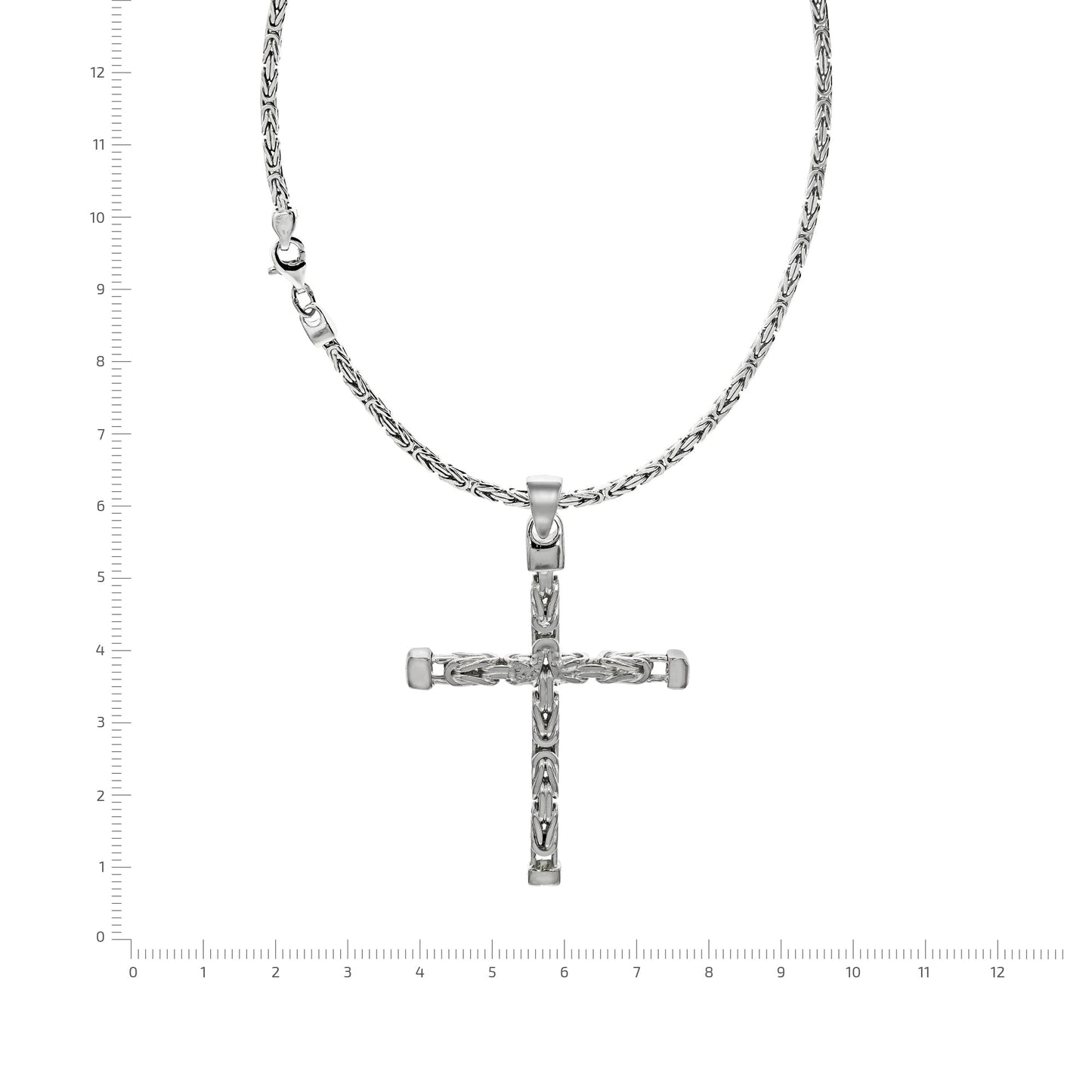 Halskette Königskette 925/- Sterling Silber 55cm ohne