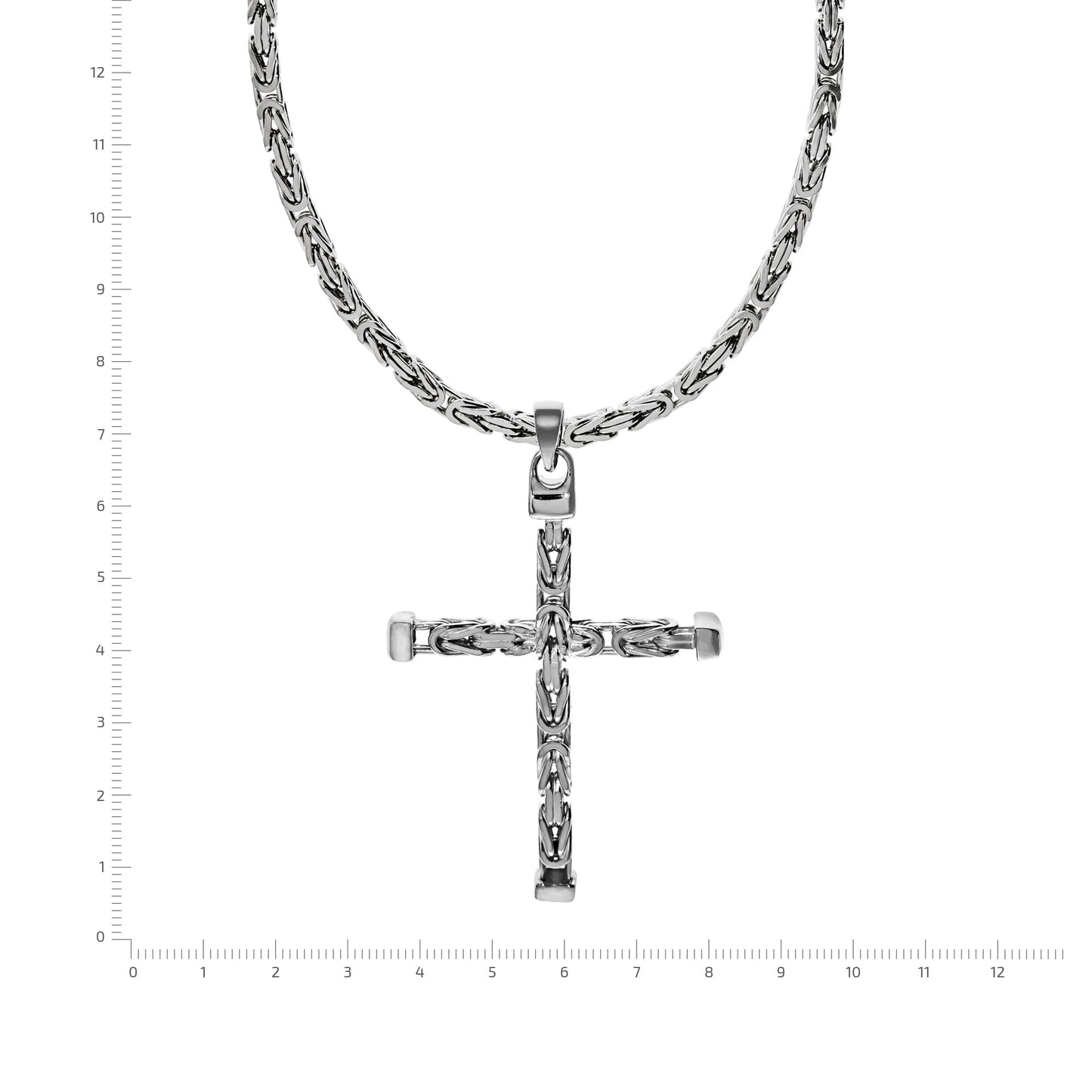 Halskette Königskette 925/- Sterling Silber 55cm ohne