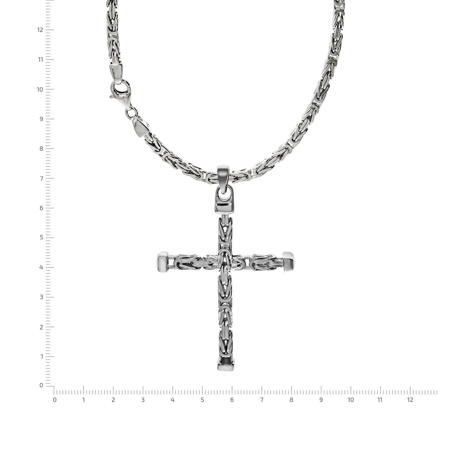 Halskette Königskette 925/- Sterling Silber 55cm ohne