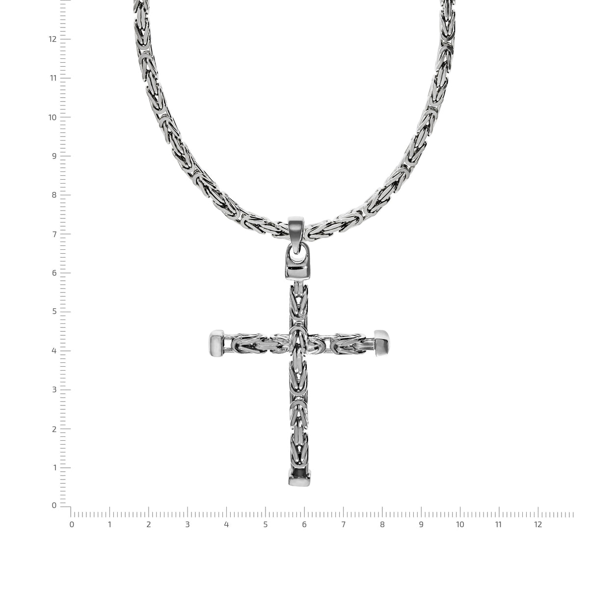 Halskette Königskette 925/- Sterling Silber 55cm ohne