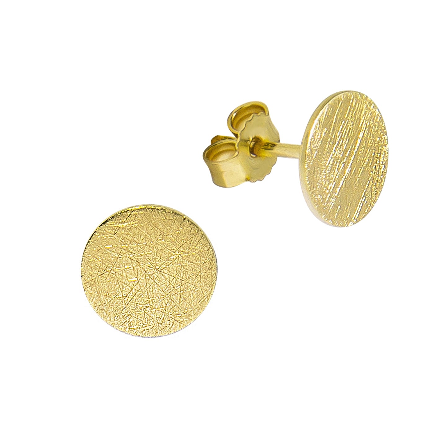 Ohrringe 375/- Gold 0,8cm ohne