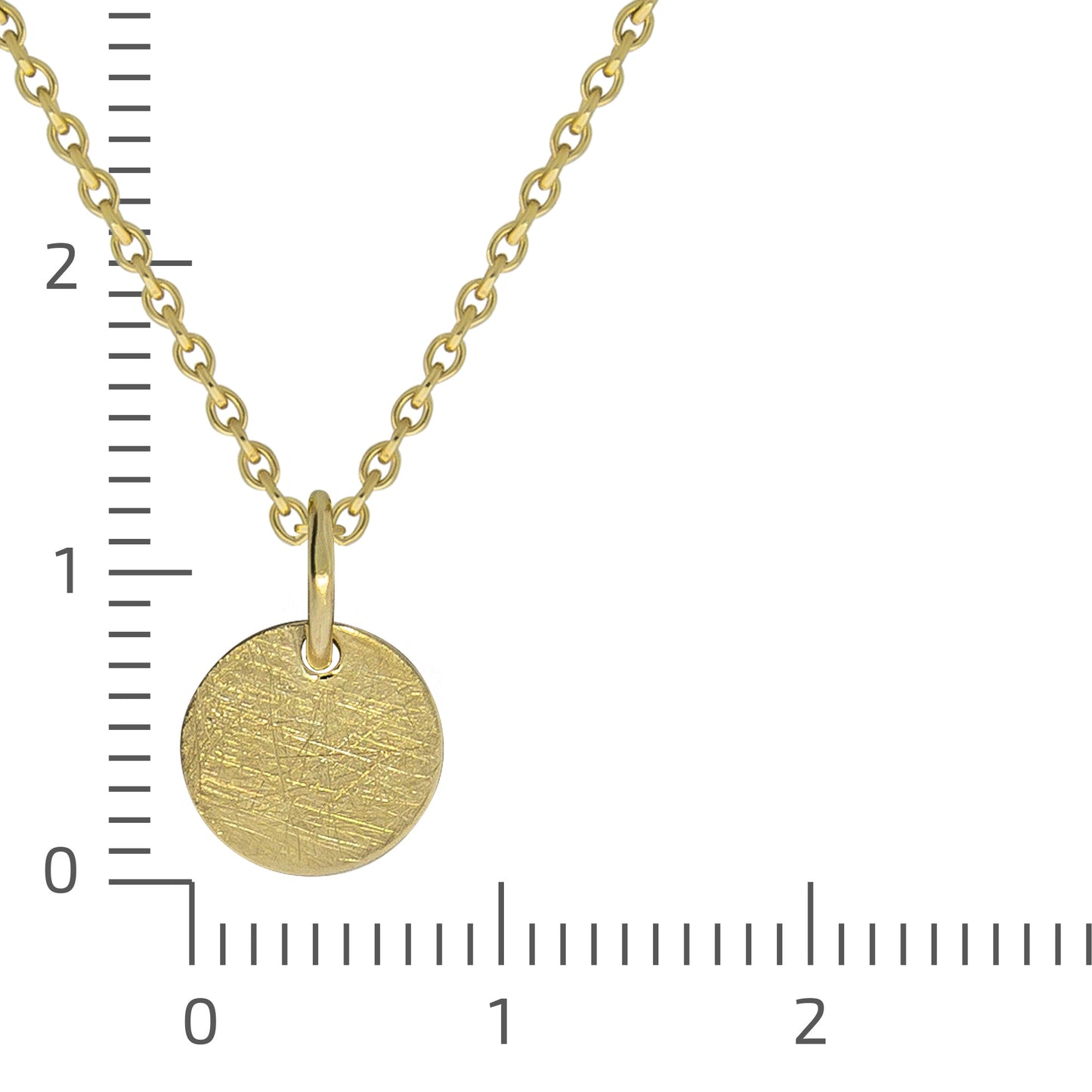 Halskette Ankerkette 375/- Gold 45cm ohne Stein