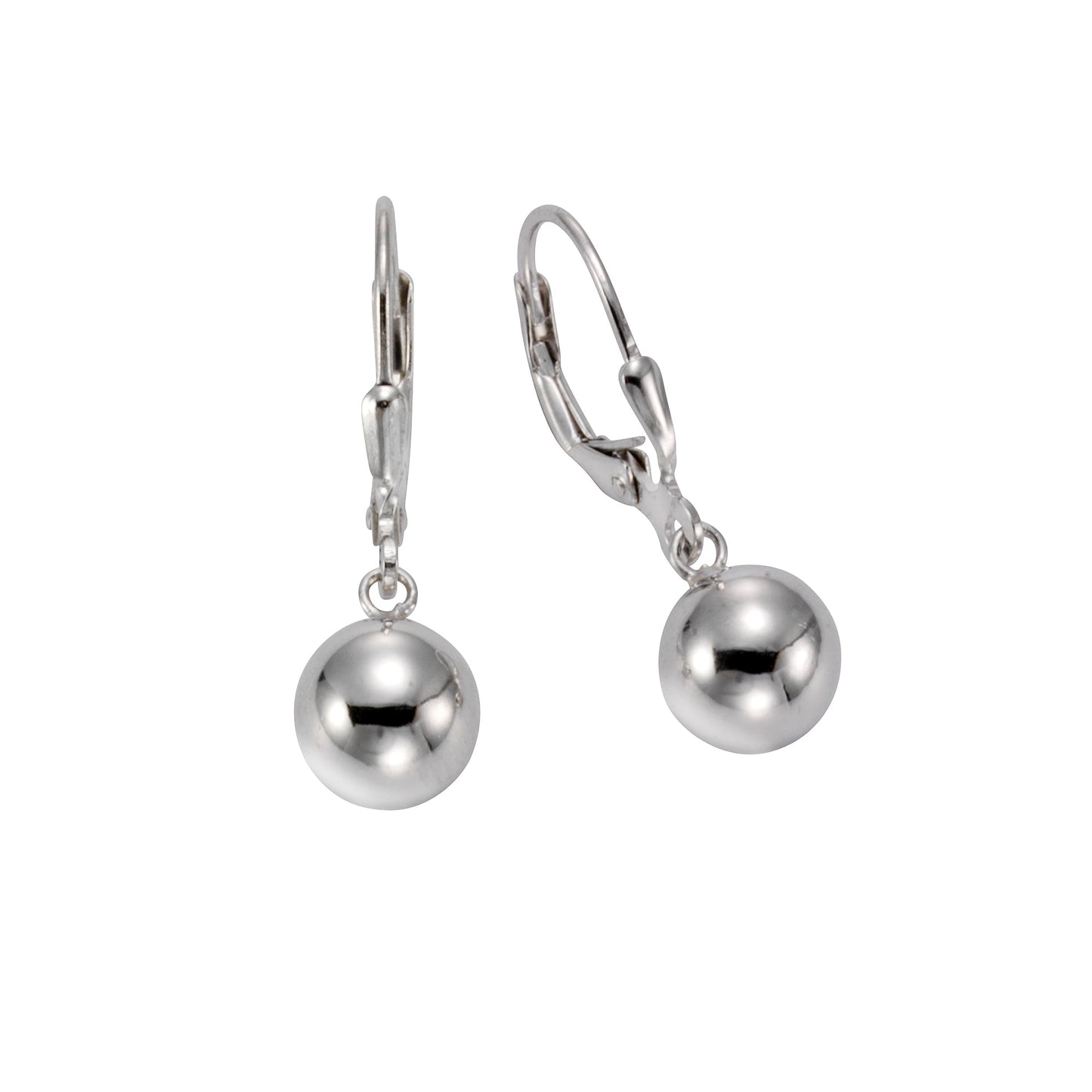 Ohrhänger 925/- Sterling Silber rhodiniert 2,5cm