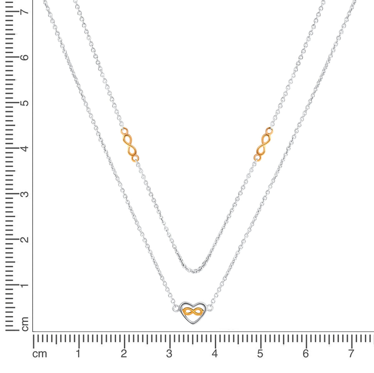 Halskette Ankerkette 925/- Sterling Silber rhodiniert 39,5cm ohne