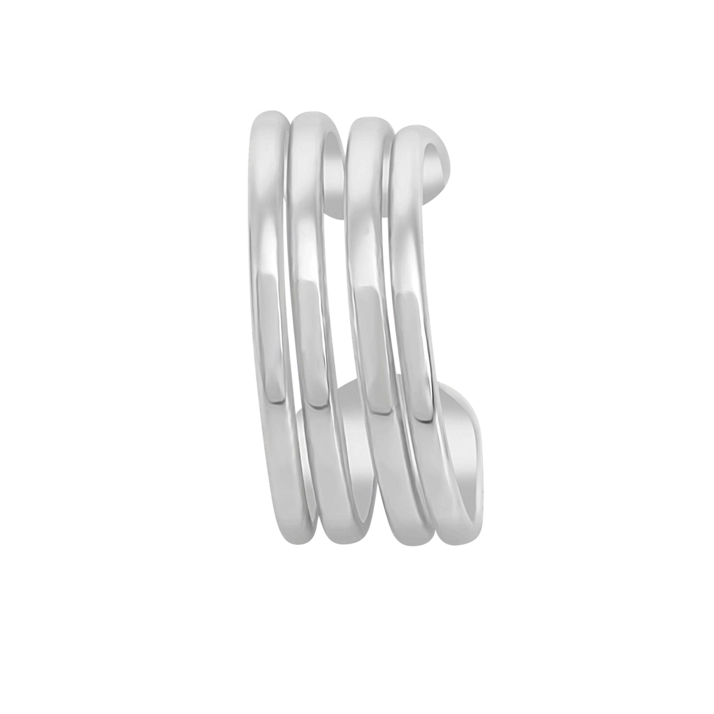 Ohrklemme 925/- Sterling Silber rhodiniert 1,1cm