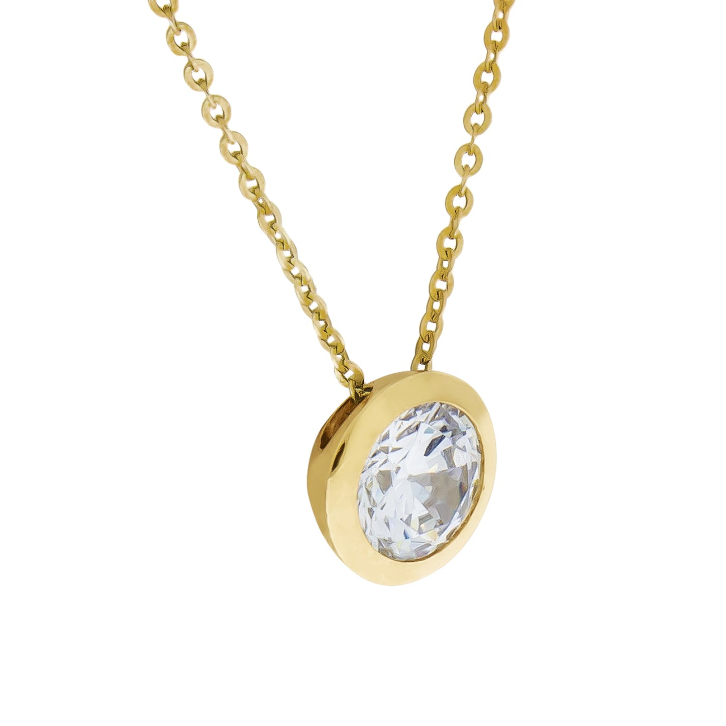 Halskette Ankerkette 925/- Sterling Silber rhodiniert 47,0cm Zirkonia