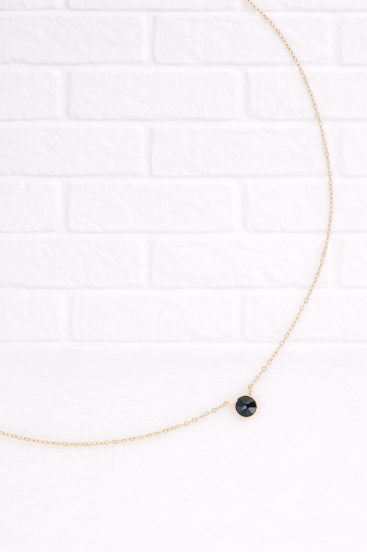 Edelstahl-Halskette mit Swarovski®-Kristallen - VERDANT WINTER