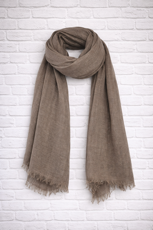 PURE & COZY SCHAL - MOCCA - GENTLE SPRING