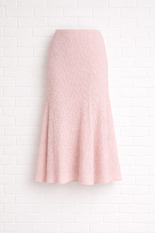 Ausgestellter Mermaid Midirock mit floraler Spitze-DELIGHT SPRING