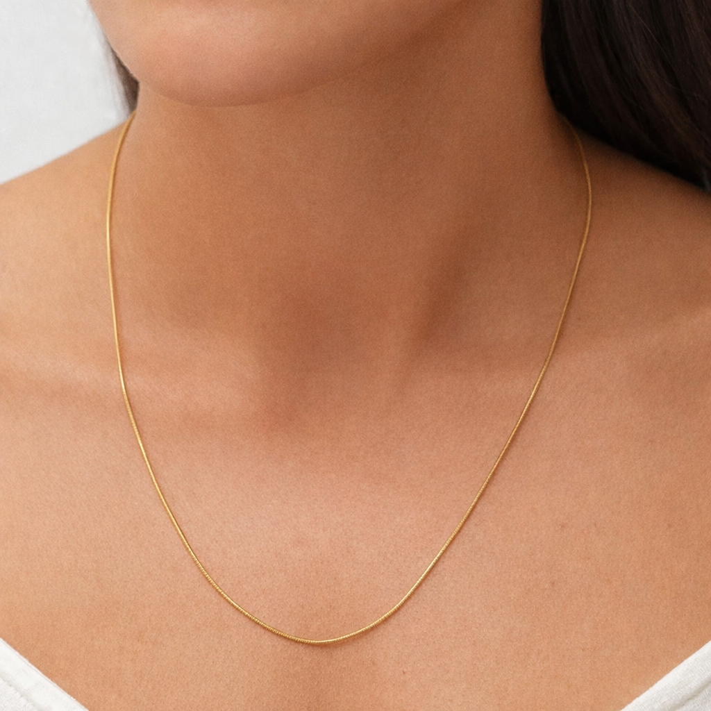 Collier Damen 925er Sterling Silber vergoldet 42cm
