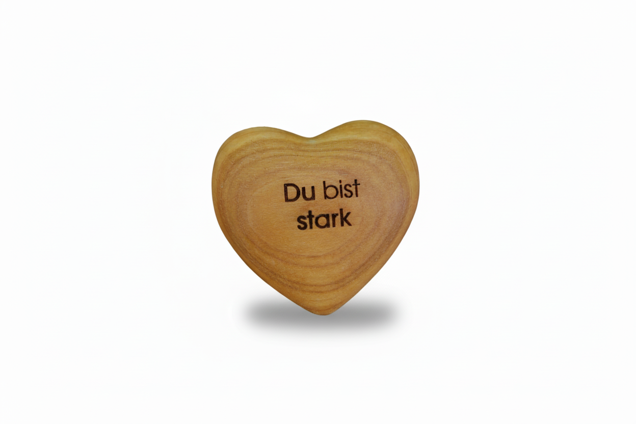 Thankgoods Holzherz Du bist stark