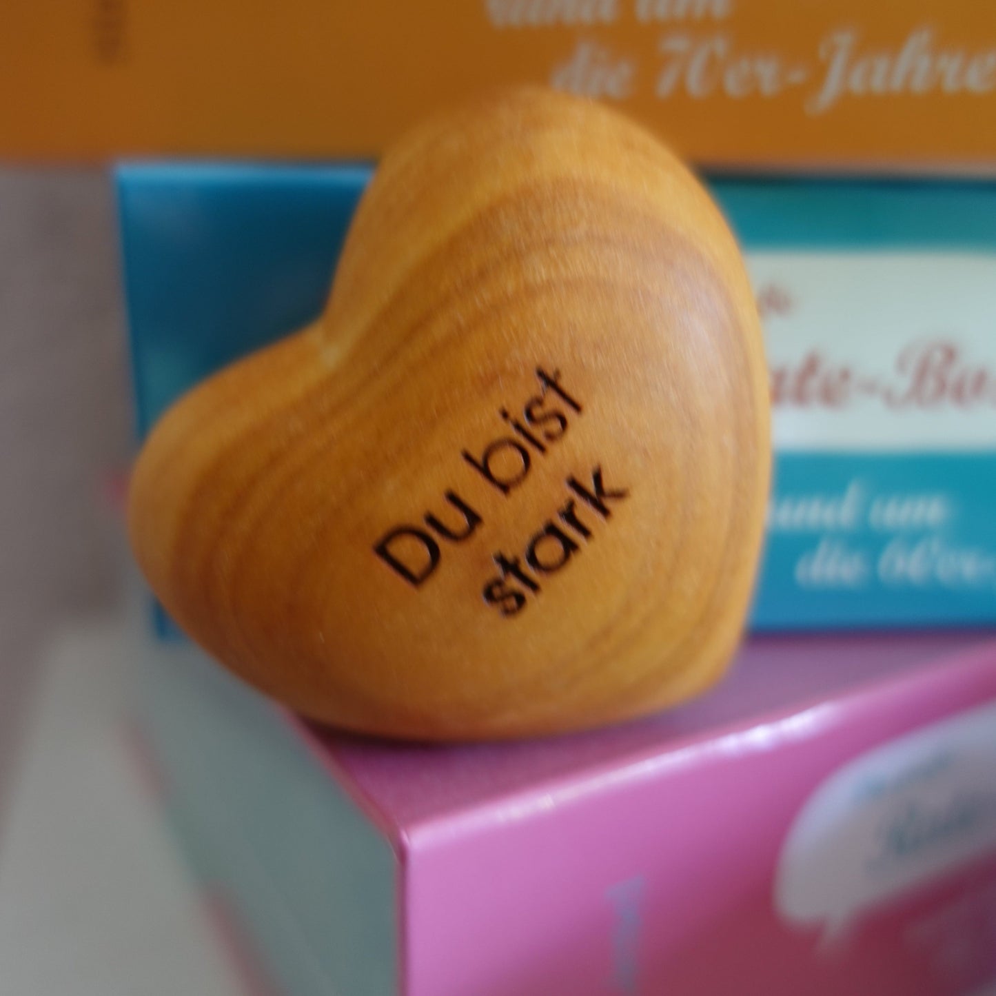 Thankgoods Holzherz Du bist stark
