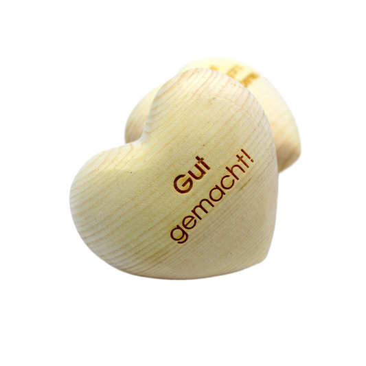 Thankgoods Zirben-Holzherz Handschmeichler Gut gemacht!