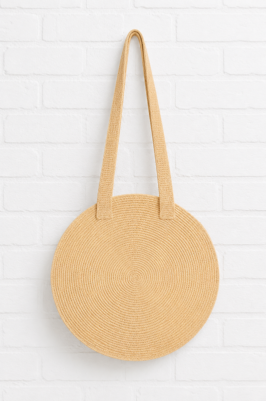 Shopper Bast- Tasche- Creme - ALLE FARBTYPEN