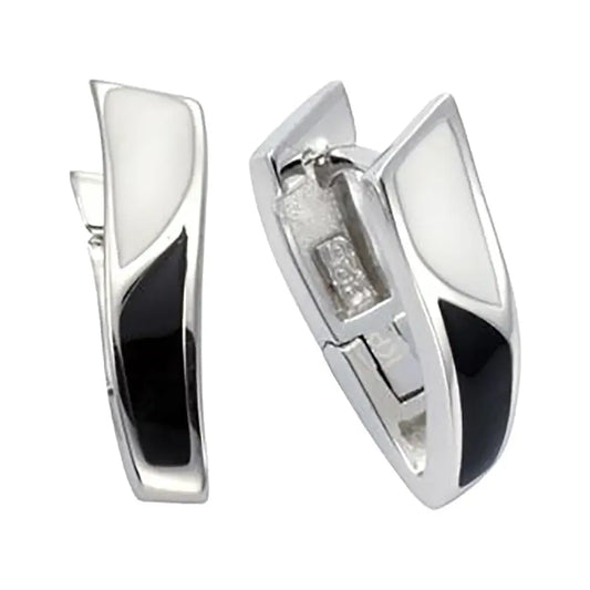 Schmuck Klappcreolen Ohrringe Damen 925er Sterling Silber Lack 1,9cm, 1 Paar günstig kaufen