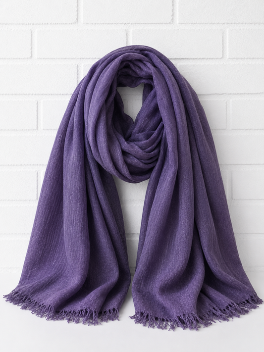 PURE & COZY SCHAL - Vintage Purple- 360°