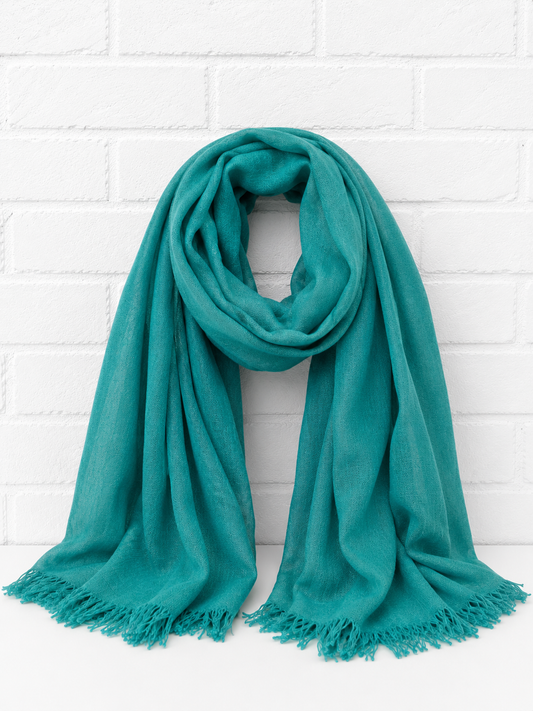 PURE & COZY SCHAL - PERSIAN GREEN - TWILIGHT WINTER