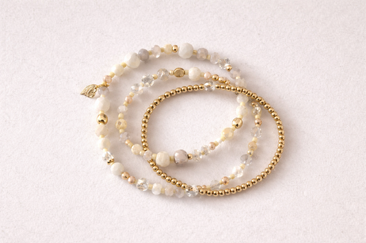 Armkettchen 3er SET- Light Beige- DELIGHT SPRING