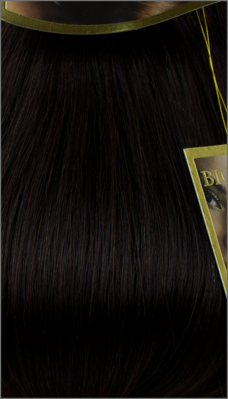 Clip-in Haar Extensions mit Echthaar, #02, Dunkelbraun, 40 50 60+cm,85-105g, PROFESSIONAL, BIONORA