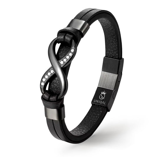 Armband INFINITY BLACK ZIRKONIA