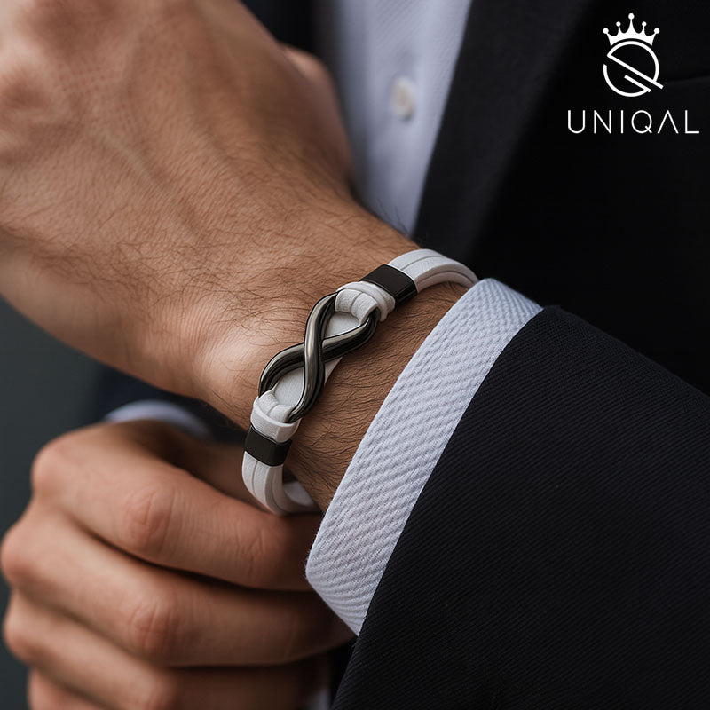 Armband INFINITY WHITE